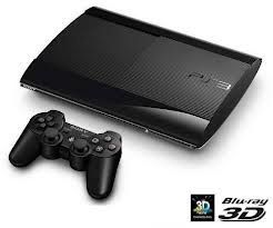 ps3 super slim 250gb com 1 controle e 1 jogo